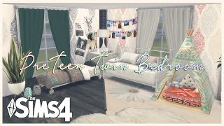 The Sims 4: Room Build | Preteen Twin Bedroom + Download!