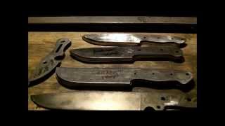 Knife Making Tutorial- How to Make Multiple Handmade Knife Blanks