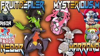 World Cup of Pokémon XII-R1: Fruitdealer vs Mysterious M+Nedor vs Marrano (Sun&Moon OU) w/Dokkerich