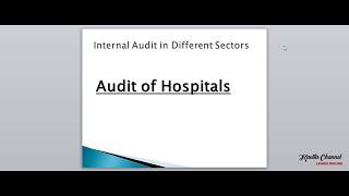 Audit of Hospital