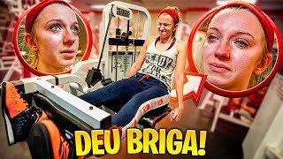 FIZ ELA CHORAR NO TREINO DE PERNAS! ? *gringa sarada*