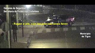 Robaron un auto en José C. Paz, huyeron hacia Tigre y los atrapó el COT