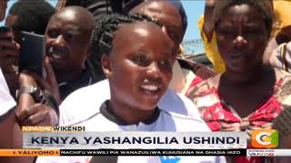 Wakenya washabikia ushindi wa Kenya