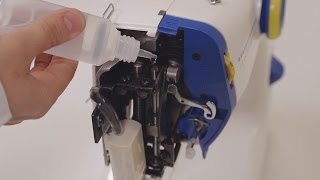 Lubricate the SY sewing machine