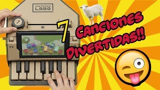 ¡7 Canciones divertidas para Nintendo Labo Piano!