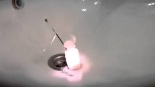 Potassium Bromate slow mo reaction with fire