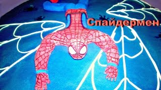 Как слепить человека Паука/As a blind Spider man