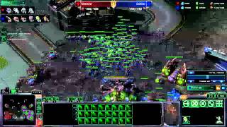 [HD] Starcraft 2 - hots beta gameplay - Solklar (Z) vs Nesnow (T)