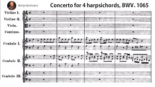 Johann Sebastian Bach - Concerto for Four Harpsichords BWV 1065