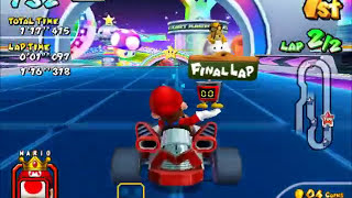 Mario Kart Arcade GP 2 eng dub Full Play all Rainbow stage