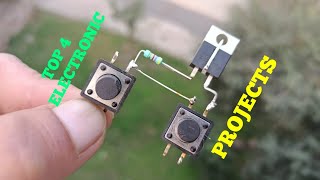 TOP 4 ELECTRONIC PROJECTS WITH RELAY, LED, DIODE & DC MOTOR