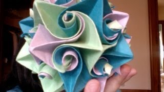 Curler Unit Origami - 4 different polyhedra explained