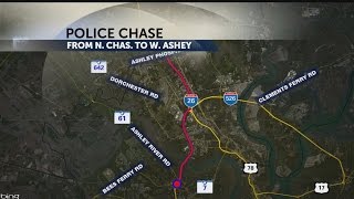 4 people detained following chase that ended in West Ashley