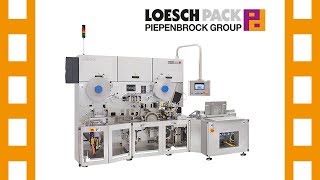 Заверточная машина GW06 | упаковка жевательной резинки | loeschpack.com
