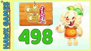 Candy Crush Jelly Saga Level 498 (Jelly mode) - 3 Stars Walkthrough, No Boosters