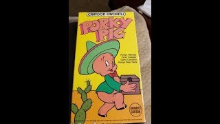 Opening & Closing To Cartoon Favorites:Porky Pig 1990 VHS