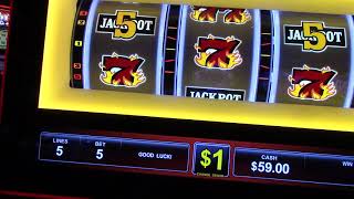 777 Double Jackpot $5.00 a pull! Quick Hit Platinum Plus $25 a pull! Wynn Season 3