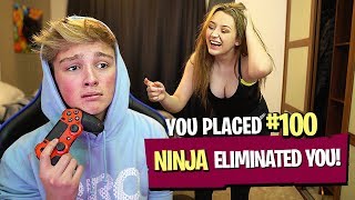 Kid tries to impress girl on Fortnite, goes very wrong...