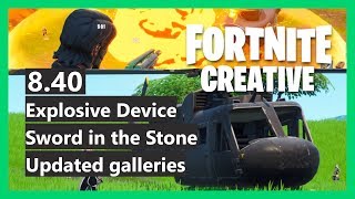 Fortnite Creative 8.40 - New Explosive Device.. and a Helicopter!