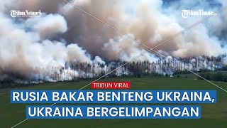 Roket dan Mortir Rusia Hancurkan Benteng Pasukan Ukraina di Tengah Hutan