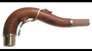Paraschos wooden tenor sax neck demo.