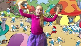 Смурфики в Макдональдсе смурфики затерянная деревня 2017 лена для детей