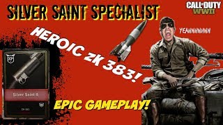 *New* CODWW2 Heroic Zk-383 Silver Saint Specialist V2 Rocket