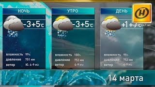 Прогноз погоды на 14 марта