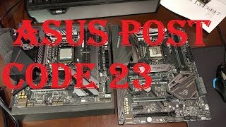 ASUS 23 POST CODE как решить проблему