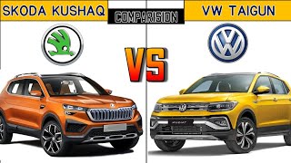2021 Volkswagen Tiguan vs Skoda Kushaq Price, Engine, Dimensions
