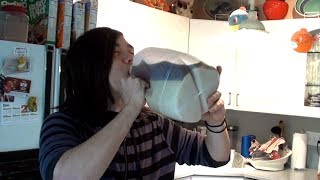1 Gallon Turkey Gravy Chug in Under 1 Minute