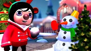 Снежный БОЙ | Крутая Мультяшная Игра в Снежки - SnowJinks