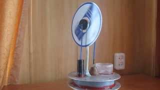 Низкотемпературный двигатель стирлинга, 1я модель (LTD Stirling engine, 1st model)