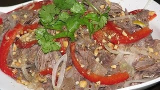Cách làm gỏi bắp bò rau thơm ngon hấp dẫn - món ăn ngon cuối tuần