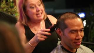 You will LAUGH until you CRY! Shave & Chest Wax @ADAP World's Greatest Shave 2017