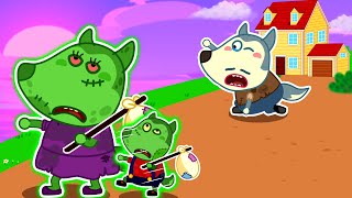 Oh No, Mommy Wolf Turns Into a Zombie! - Please Come Back Home | @mommywolf