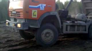 камаз на дыбы