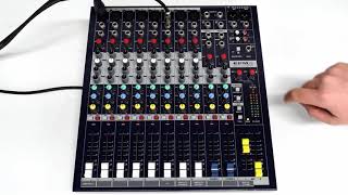 How to use aux outputs on a Soundcraft EPM8 Mixer