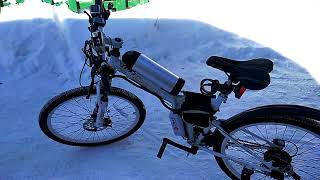 Обзор китайского электро велосипеда с Али Overview of Chinese electric bike with Aliexpress