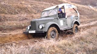 ГАЗ-69 Глина Часть 1 (GAZ 69 clay hill climb Part 1)