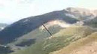 Fazer F3J doing freestyle acro DS at Jones Pass