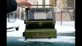 Обогрев авто газовым обогревателем BDN-100 Broll.Ru