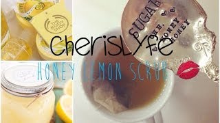 ❀ DIY Honey Lemon Scrub ❀