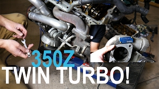 Twin-Turbo Kit Removal for 350z/G35 (Day 1 Part 2)
