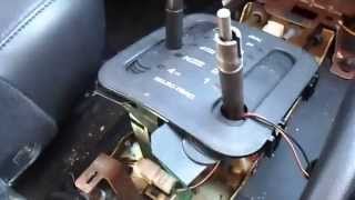 1999 thru 2002 Jeep Cherokee shift knob removal