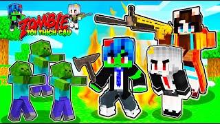 ZOMBIE TÔI THÍCH CẬU TẬP 3: PHONG CẬN SAMMY GIẢI CỨU MÈO SIMMY KHỎI BẦY XÁC SỐNG TRONG MINECRAFT