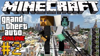 Minecraft GTA Online #2 - Гонки на машинах