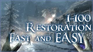 Skyrim Special Edition: 1-100 RESTORATION FAST