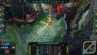 TS vs EUN - Game 1 - NA Challenger Series Spring 2017