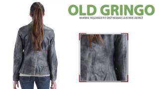 Old Gringo Minnie Distressed Leather Jacket - Tailored Fit (For Women)